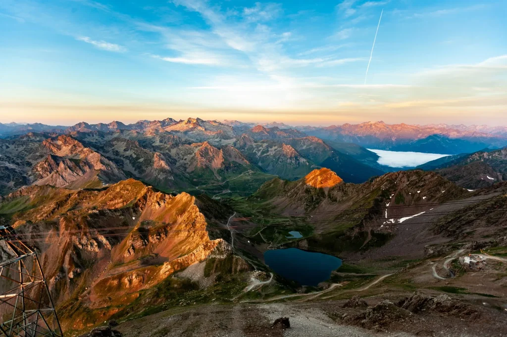 Pic du midi au petit matin