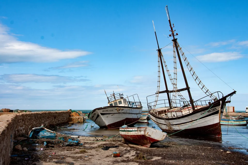 Bateaux à Djerba