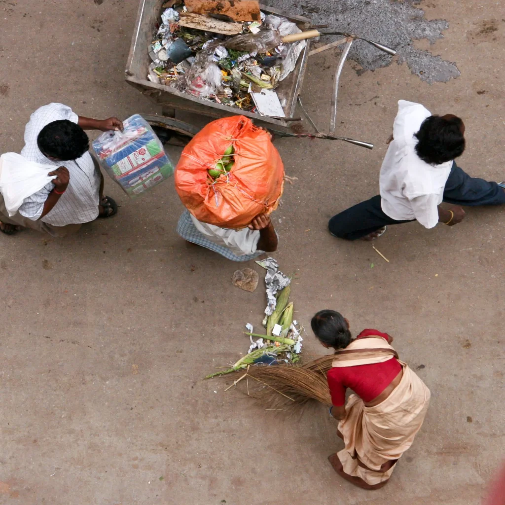 Balayeuse indienne