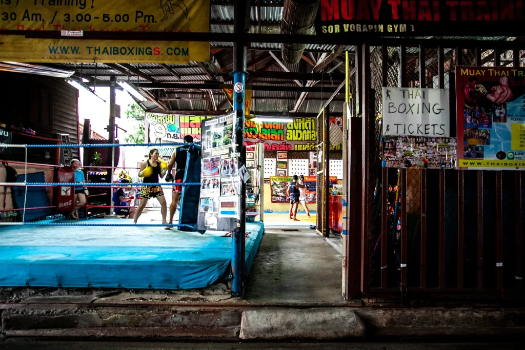 Cours de boxe à Bangkok